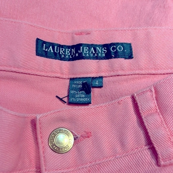 𝅺lauren Jeans Co. pink coral capris by Ralph Lauren - Picture 3 of 3